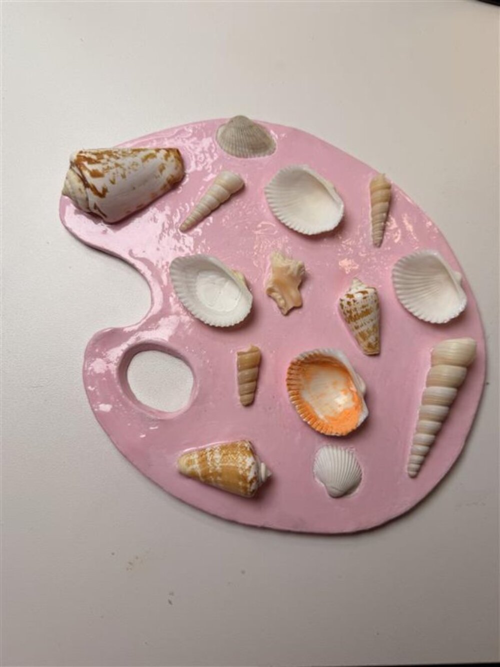 homemade paint palette